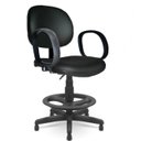 Ver imagem 1 de Cadeira Caixa Executiva Lisa com Braço Corsa - (aranha Pmd) - Cor Preta - 35026