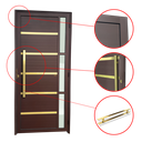 Ver imagem 3 de Porta Lambril Miraggio c/Puxador e. Super Marrom Corten Dourado 90 Brimak