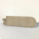 Ver imagem 2 de Cabeceira Modulada Estofada Adesiva Nuvem 1 Módulo 20x60cm (bege)