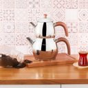 Ver imagem 1 de Chaleira & Bule de Chá Turco Aço Inox Cemre KRC461