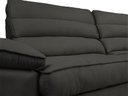 Ver imagem 6 de Sofá Niko 2,30m com Molas Retrátil Reclinável Velosuede - Netsofas - Chumbo
