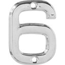 Ver imagem 1 de Número 6 Residencial Pequeno Para Apartamento Cromado