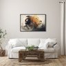 Quadro Decorativo Religioso Foi por Você Laranja com 1 Tela 60x90cm para Escritório Banheiro Hall Sem Vidro - 2