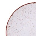 Ver imagem 5 de Jogo 12 Pratos Rústicos de Porcelana 25cm Marrom Tramontina Decorado Mesa Posta