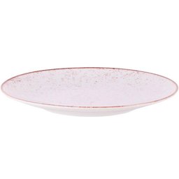 Jogo 12 Pratos Rústicos de Porcelana 25cm Marrom Tramontina Decorado Mesa Posta - 3