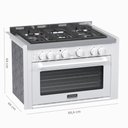 Ver imagem 2 de Fogao de Embutir 5 Bocas Venax Temis Branco Gas Glp 220 V