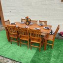 Ver imagem 7 de Mesa Madeira de Demolição 2m x 90cm com 8 Cadeiras Ana Hickmann Sudeste Rústico