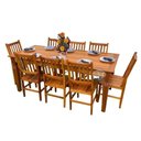 Ver imagem 1 de Mesa Madeira de Demolição 2m x 90cm com 8 Cadeiras Ana Hickmann Sudeste Rústico