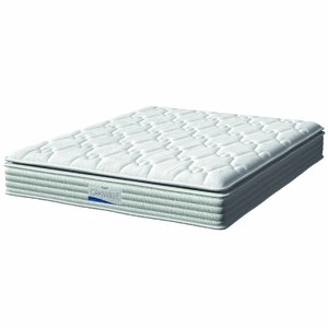 Colchão Casal Queen Molas Ensacadas Granville com Pillow 158x198x28cm Branco Probel