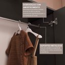Ver mais imagens de Guarda-Roupa Infantil 3 Portas e 2 Gavetas 100% MDF Alice Preto/Louro Freijó Grann