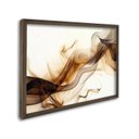 Ver imagem 1 de Quadro Decorativo Abstrato Movimento com 1 Tela de Parede para Escritório Banheiro Hall 60cm X 90cm Sem Vidro