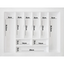 Ver imagem 2 de Organizador de Gavetas para Talher Og-101- Branco