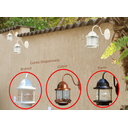 Ver imagem 3 de Luminária Arandela Lampião Colonial de Parede Branca Vintage