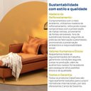 Ver mais imagens de Sofá Modular Chaise Braço Lateral com Pé Madeira Sôma CabeCasa MadeiraOriginals