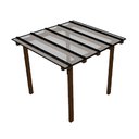 Ver imagem 1 de Kit Policarbonato Alveolar Branco Opal 4mm - 2,00m X 3,00m - Perfis Naturais