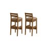 CONJUNTO COM 02 BANQUETAS GOURMET CEDRO GOLD 51C - 2