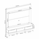 Ver imagem 4 de Painel Para TV NT 1280 Freijó com Preto - Notável