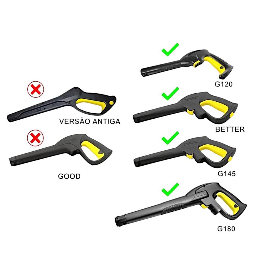 Mangueira Alta Pressão Lavadora Karcher K2 K3 K4 K5 Engate Rápido 10 Metros - 5