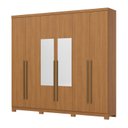 Ver imagem 2 de Guarda-Roupa Casal com Espelhos New Jade Marrom/Cinamomo