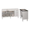 Ver imagem 4 de Armário Cozinha Balcão Gabinete de Pia 160 Cm Estela e Balcão Fran para Fogão Cooktop 4 Bocas Branco