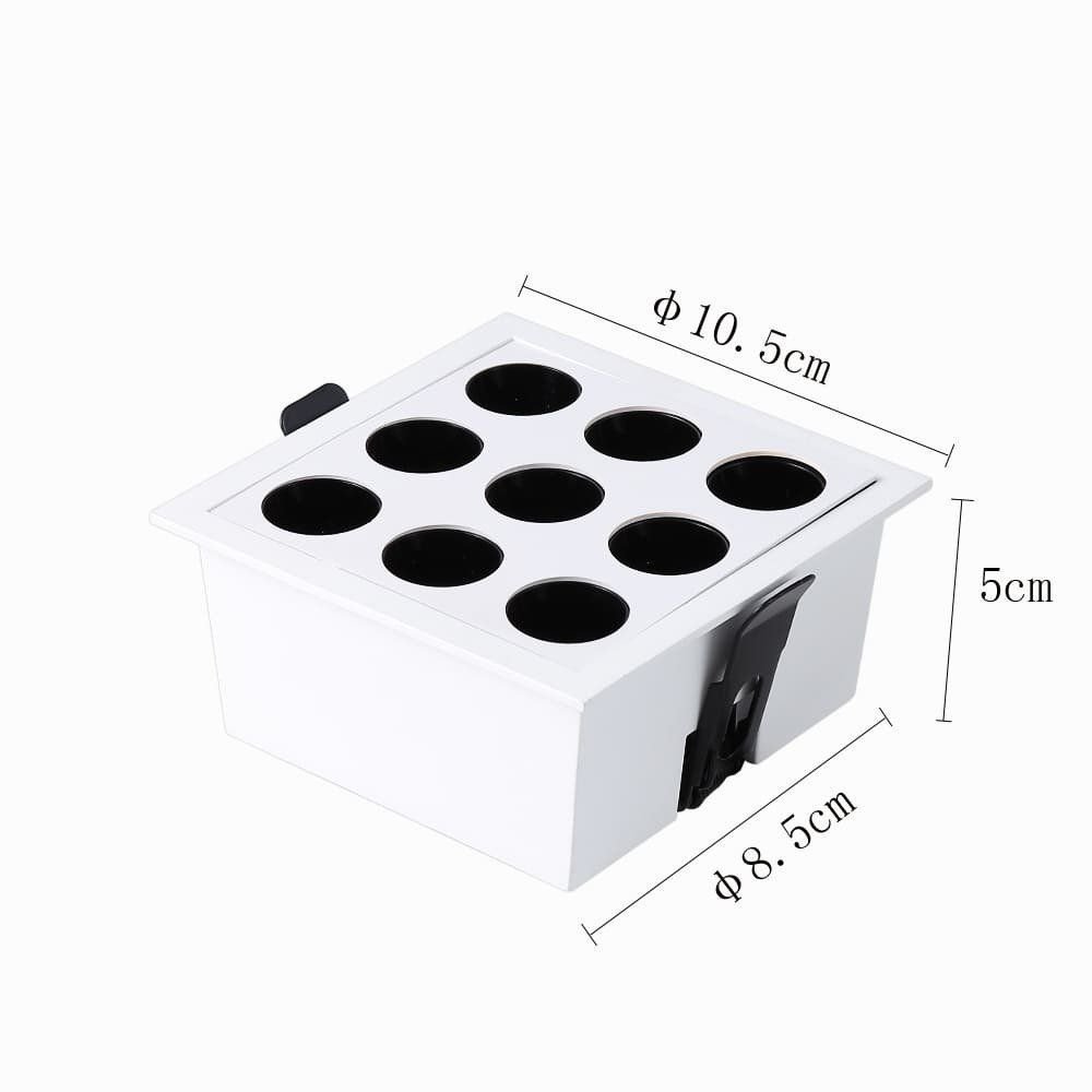 Spot Downlight Led de Embutir Powerus 9 Leds 18w Nordecor Branco - 3
