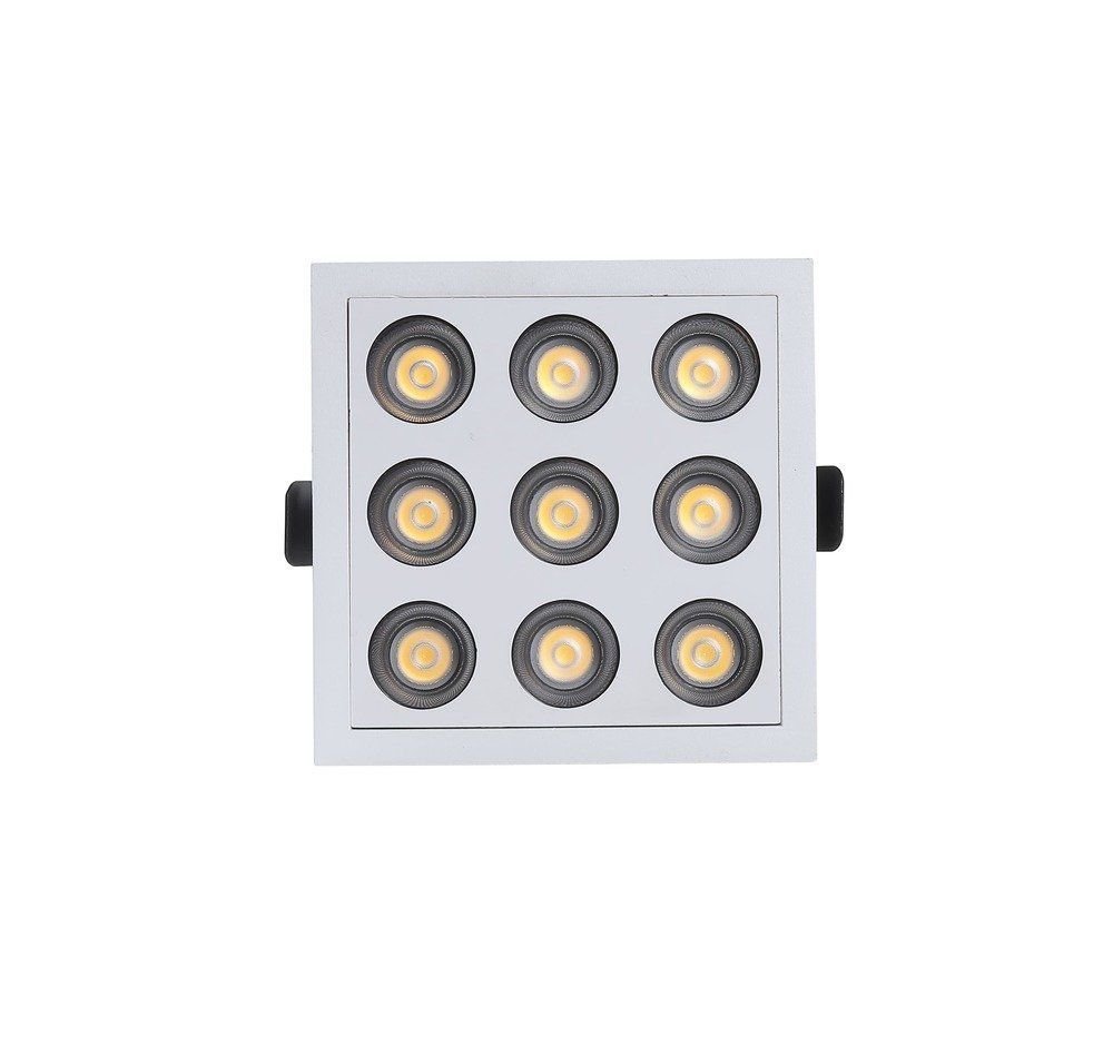 Spot Downlight Led de Embutir Powerus 9 Leds 18w Nordecor Branco - 1