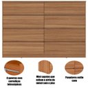 Ver imagem 3 de Cômoda Grande 8 Gavetas para Quarto Sinatra Amêndola