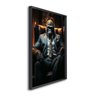 Quadro Decorativo Macaco Modelo Boss Chefe com 1 Tela 60x90cm para Sala Quarto Escritório Com Vidro - 2