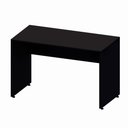 Ver imagem 3 de Escrivaninha Retangular Mesa Escritorio Pe Painel sem Gavetas MDF MDP 120cm Preto