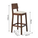 Ver imagem 4 de Banqueta Gourmet Castanho Canela - Datelli Design