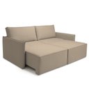 Ver imagem 2 de Sofá para Sala de Estar Retrátil 198cm x 85cm Tecido Safira Paris Bege