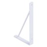 Kit 12 Suporte Mão Francesa Metal Branco 30cm – Overtime - 2