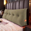 Ver imagem 7 de Almofada para Cabeceira Encosto Apoio Lombar Spot 195cm com Porta Celular Veludo - Desk Design