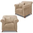 Ver imagem 1 de Kit 2 Poltronas Decorativas Retro Polo Suede 1101 Ezz 1101