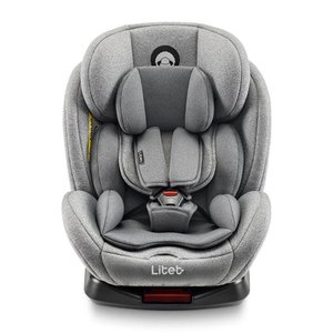 Cadeira para Auto 0-36 Kgs Isofix com Rotação Snugfix Cinza Litet - Bb454 Cinza