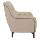 Ver imagem 3 de Kit 2 Poltronas Decorativas Pés em Madeira Petra Linho Cru