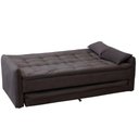 Ver imagem 5 de Sofá Cama Reclinável 3 Lugares Casal com Bicama Auxiliar Madalena Matrix