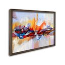 Ver imagem 2 de Quadro Decorativo Paisagem Pintura com 1 Tela Cm ou Cm de Parede para Sala Quarto Hall 60cm X 90cm Com Vidro