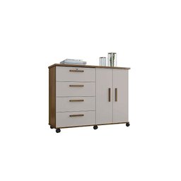 Comoda Sapateira Duda Canela Off White - Moveis Borsari - 2