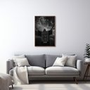 Ver imagem 2 de Quadro Decorativo Religioso Bíblia Salmo 91 com 1 Tela Cm ou Cm de Parede para Sala Quarto Hall 60cm Sem Vidro