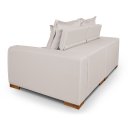 Ver imagem 4 de Sofá Retrátil Reclinável Verona com Molas Ensacadas no Assento Tecido Linho Cru 2,50m