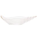 Ver imagem 3 de Bowl de Vidro Concha com Filete Trompete Dourado 20cm X 12cm - Wolff