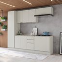 Ver imagem 1 de Cozinha Compacta Modulada 100% MDF 5 Peças com Tampo Areia HP Fineze