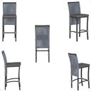 Ver imagem 5 de Mesa Bistro e 2 Banquetas Roma Preta Corda Náutica 11 Trama Original