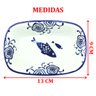 Kit 6 Petisqueiras Travessa Pequena Bowl Peixe Oceano 100ml - 4