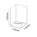 Ver imagem 3 de Spot de sobrepor recuado Quadrado PAR20 Opus Preto