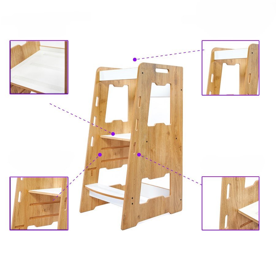 Torre de Aprendizagem Escada Montessori 0 a 6 Anos - 3