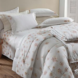 Colcha Casal 300 Fios Alicy - Kacyumara Estampada