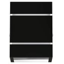 Ver imagem 4 de 5 Arandelas Externa 2 Frisos Foco Fachos Parede Muro Preto