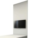 Ver imagem 4 de Conjunto Sala de Reunião Mesa 1,80m Cinza Painel para Tv F5 Cor:cinza